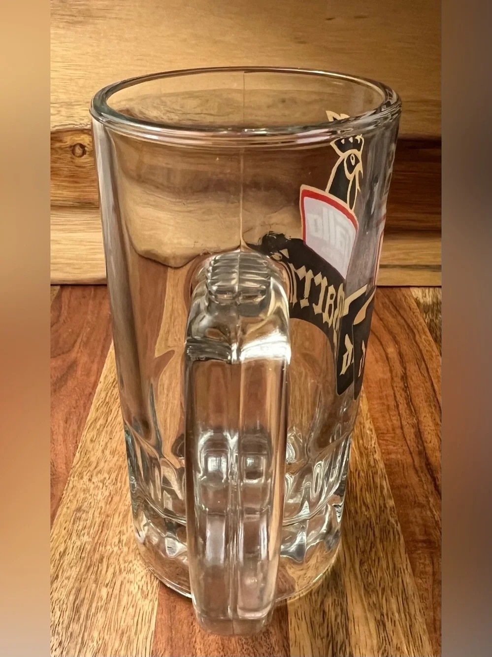 Cerveza Gallo de Barril Heavy Glass Beer Mug Stein